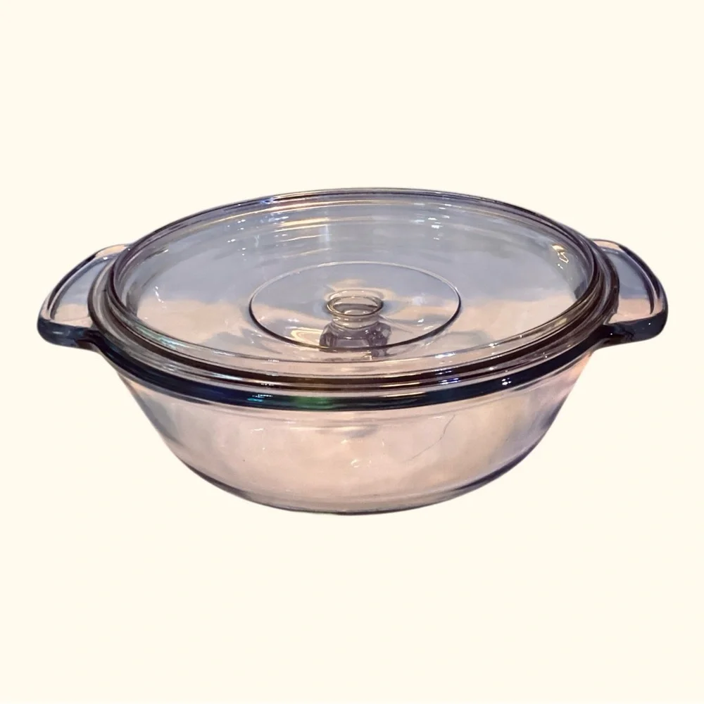 Anchor Hocking 2-Quart Round Glass Casserole Dish with Lid